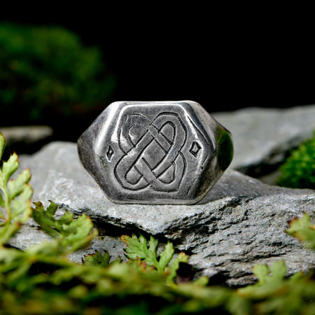 The Ancient Celtic Silver Ring - Antique Jewellers