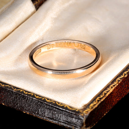 The Vintage 1944 9ct Rose Gold Wedding Ring