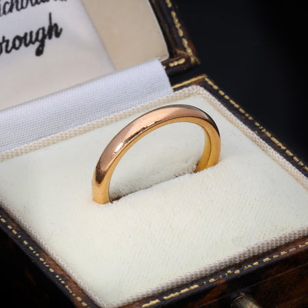 The Antique 1922 22ct Gold Wedding Ring - Antique Jewellers