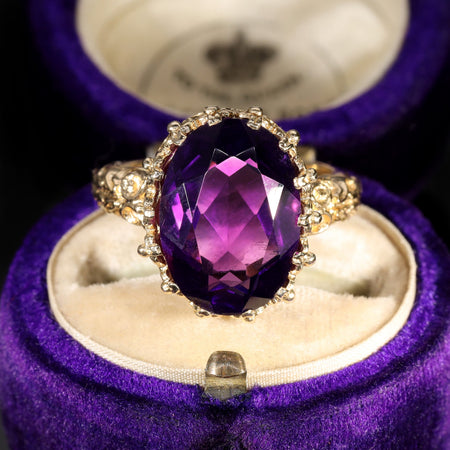 The Vintage 1972 Amethyst Spellbound Ring