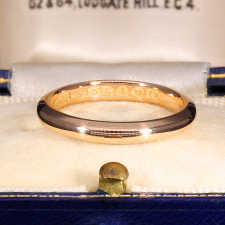 The Vintage 1944 9ct Rose Gold Wedding Ring