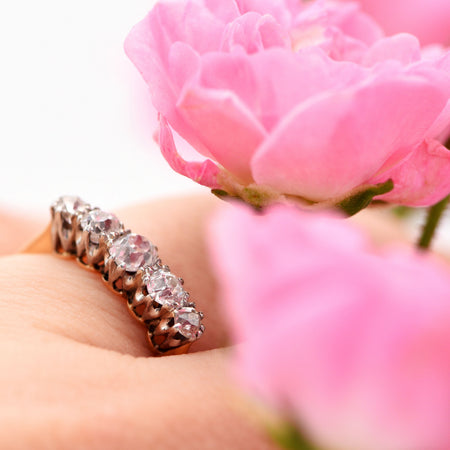 The Edwardian Alcestis Old Cut Diamond Engagement Ring - Antique Jewellers