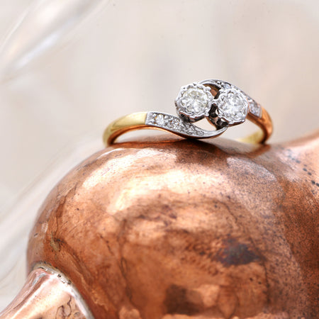 The Vintage Toi Et Moi Diamond Ring - Antique Jewellers