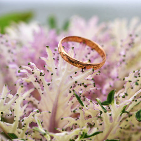 The 1956 Rosey 22 Carat Vintage Gold Wedding Band - Antique Jewellers