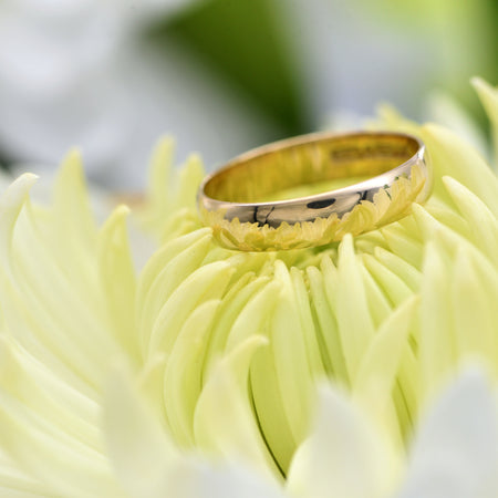 The 1965 Light 9 Carat Vintage Gold Wedding Band - Antique Jewellers