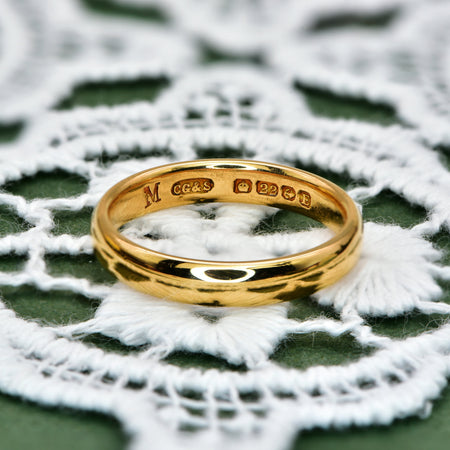 The Antique Victorian 22ct Wedding Ring - Antique Jewellers