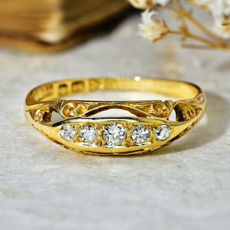The Antique 1919 Old Mine Cut Diamond Ring - Antique Jewellers