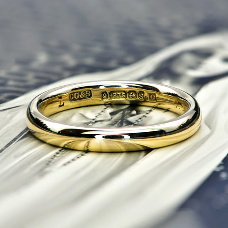 The Vintage 1942 Birmingham Wedding Ring - Antique Jewellers