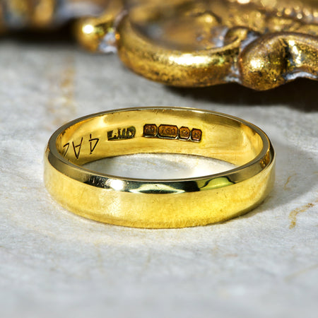 The Vintage 1979 18ct Gold Wedding Ring - Antique Jewellers
