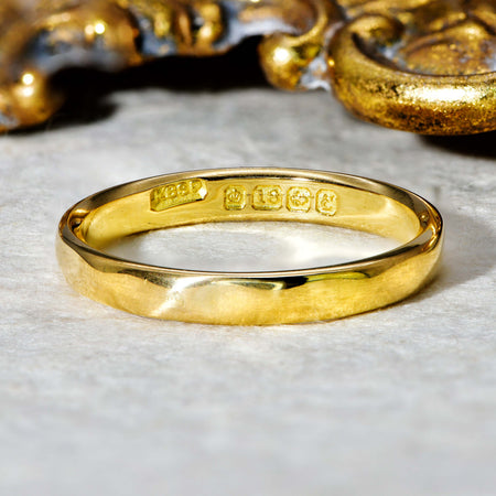 The Vintage 1979 18ct Wedding Ring - Antique Jewellers