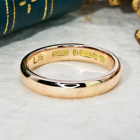 The Vintage 1931 9ct Gold Wedding Ring - Antique Jewellers