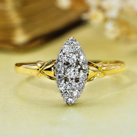 The Antique Victorian Old Cut Diamond Ring - Antique Jewellers