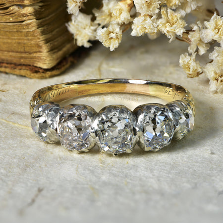 The Antique Early Victorian Timeless Diamond Ring - Antique Jewellers