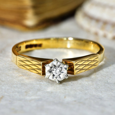 The Vintage 1967 Solitaire Diamond Ring - Antique Jewellers