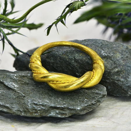 The Ancient Viking Twisted Wirework Gold Ring - Antique Jewellers
