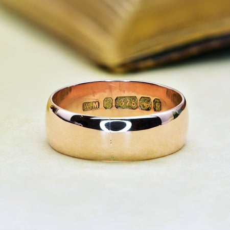 The Antique 1891 Birmingham Wedding Band - Antique Jewellers