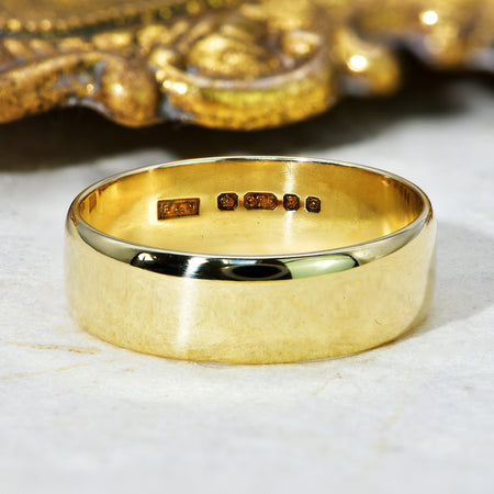 The Vintage 1979 9ct Gold Wedding Ring - Antique Jewellers