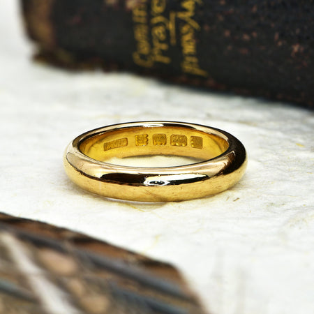 The Antique 1927 Heavy Wedding Band - Antique Jewellers