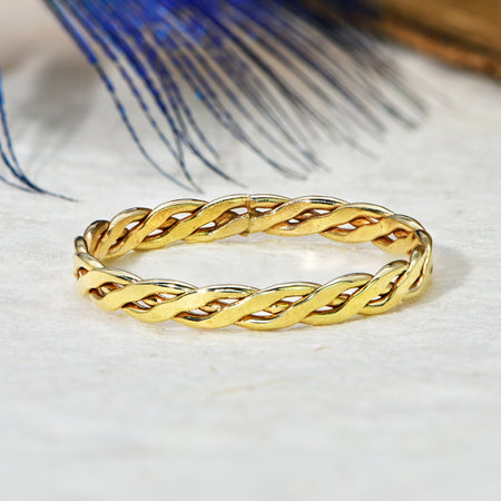 The Contemporary Twisted Rope Ring - Antique Jewellers