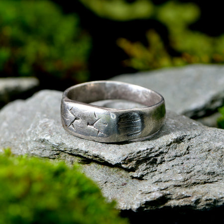 The Ancient Silver Antler Ring - Antique Jewellers