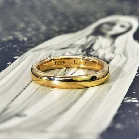 The Vintage Albion Craft Co Wedding Ring - Antique Jewellers