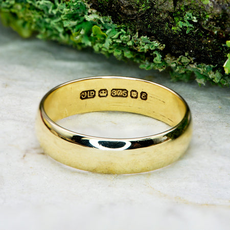 The Vintage 1979 9ct Gold Wedding Ring - Antique Jewellers