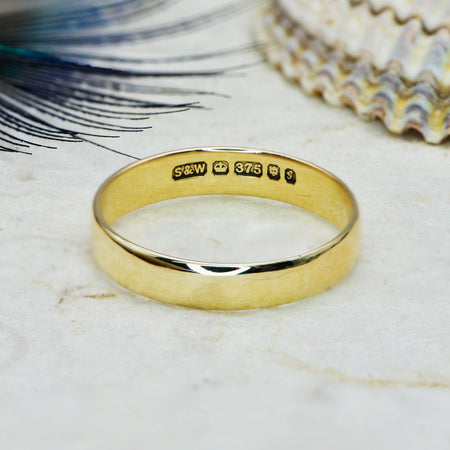 The Vintage 1981 Yellow Gold Wedding Ring - Antique Jewellers