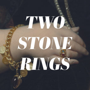 Antique & Vintage Two Stone Rings