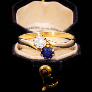 Antique & Vintage Two Stone Rings
