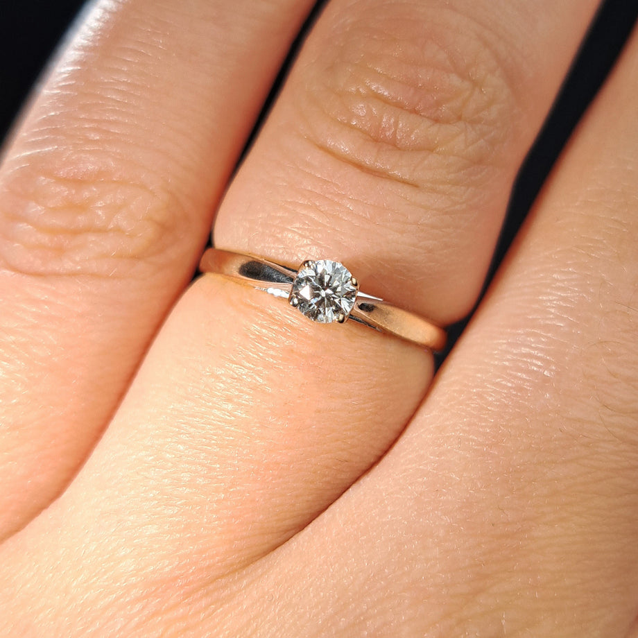 The Vintage Brilliant Cut Diamond Forever Ring