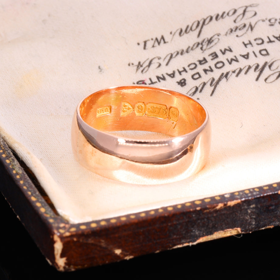 The Antique 1909 Rose Gold Wedding Ring