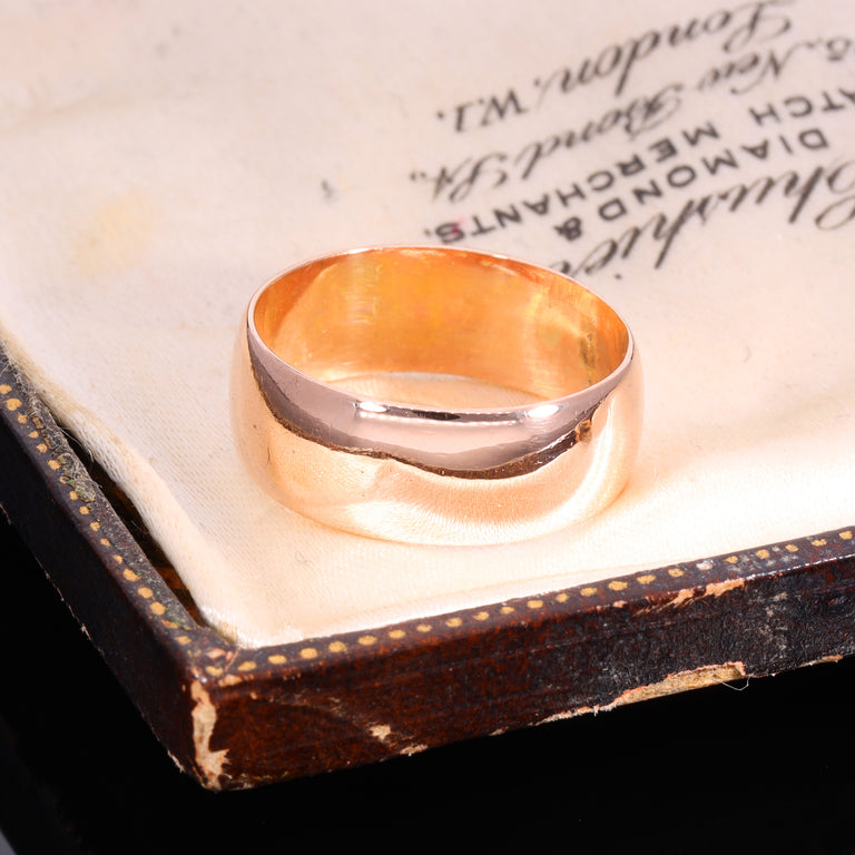 The Antique 1909 Rose Gold Wedding Ring
