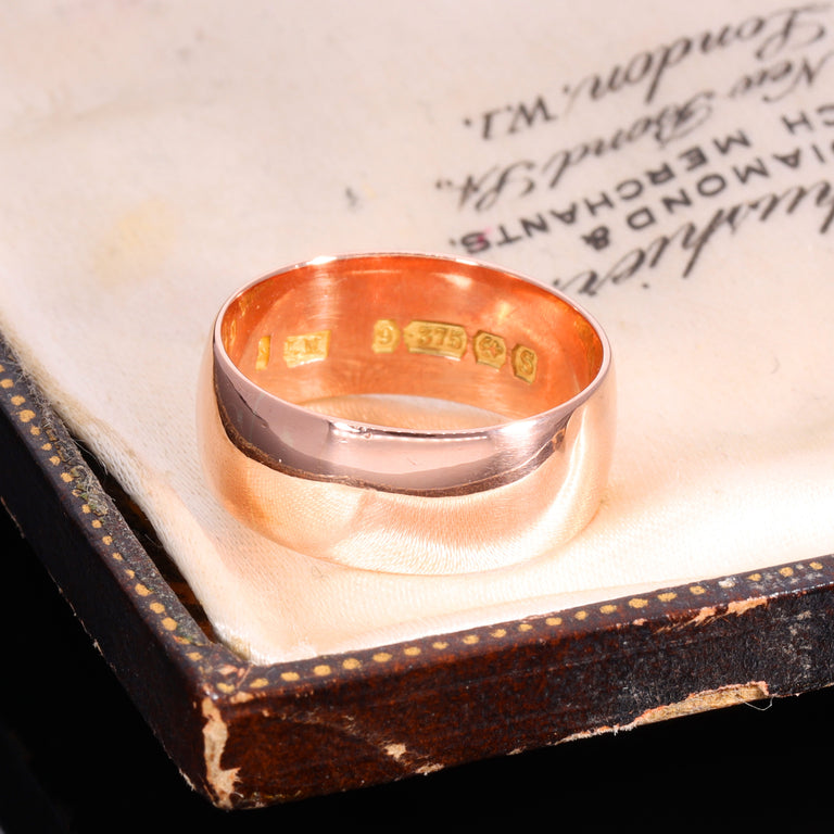 The Antique 1917 9ct Rose Gold Wedding Ring