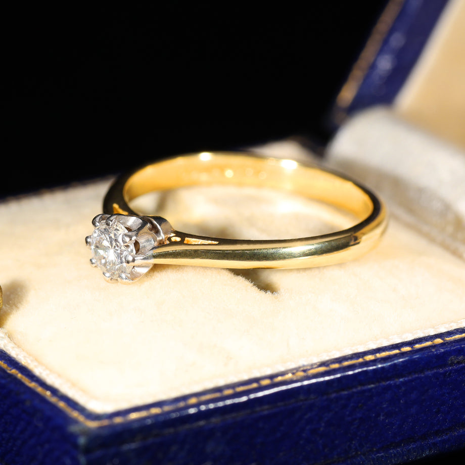The Vintage 1998 Brilliant Cut Diamond Ring