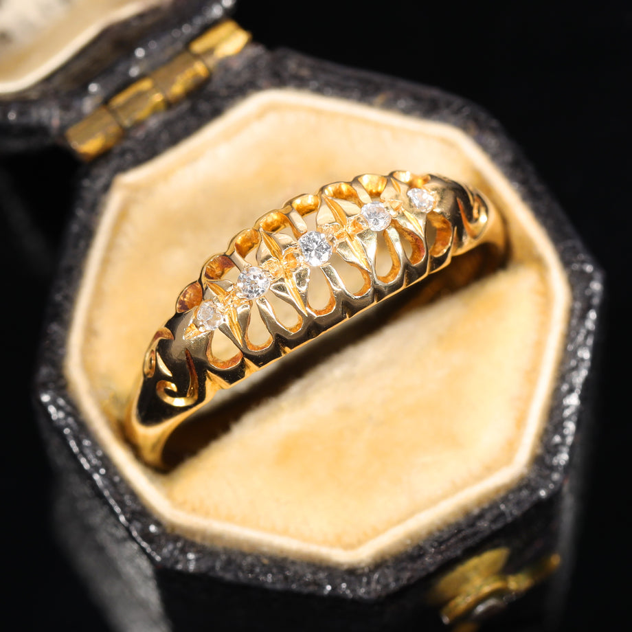The Vintage 1942 Five Stone Diamond Classic Ring
