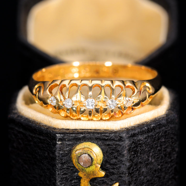 The Vintage 1942 Five Stone Diamond Classic Ring