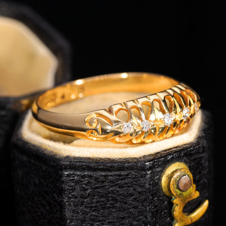 The Vintage 1942 Five Stone Diamond Classic Ring