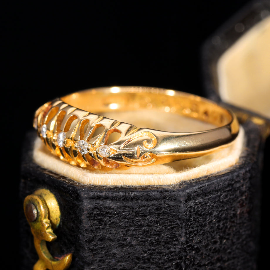 The Vintage 1942 Five Stone Diamond Classic Ring