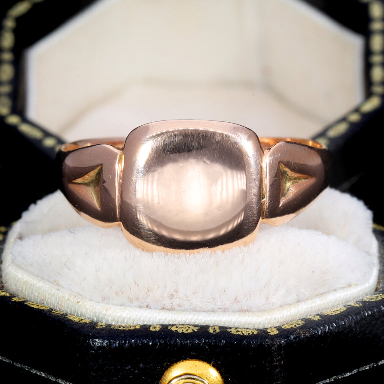 The Antique 1919 Rosy Signet Ring