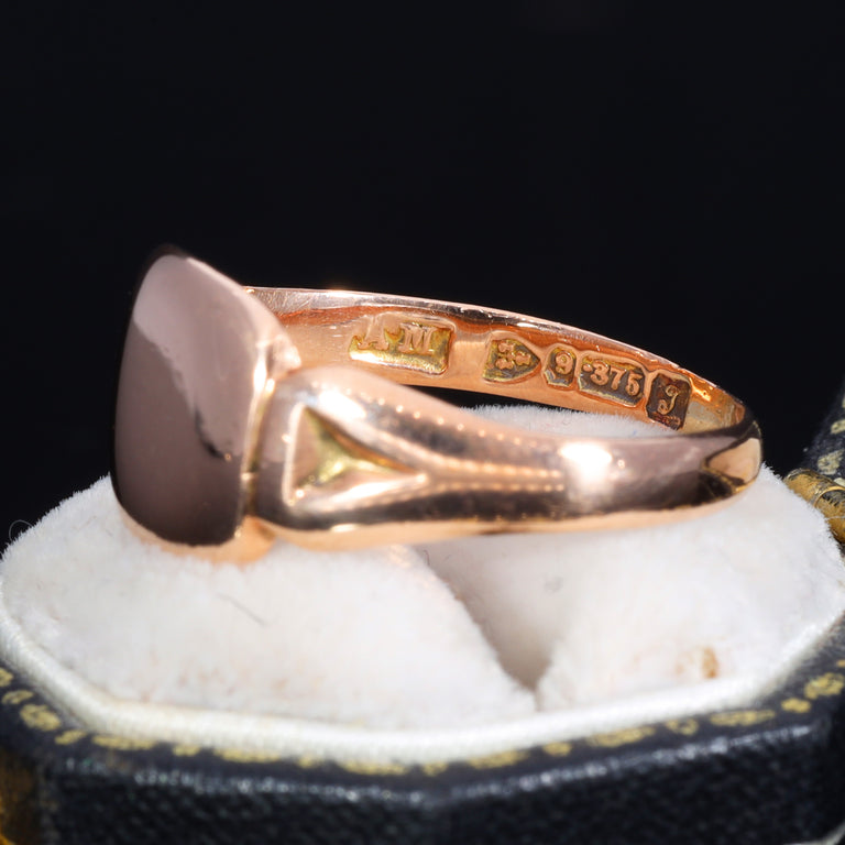 The Antique 1919 Rosy Signet Ring