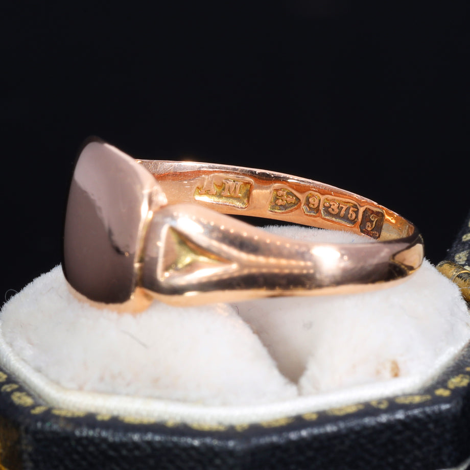 The Antique 1919 Rosy Signet Ring