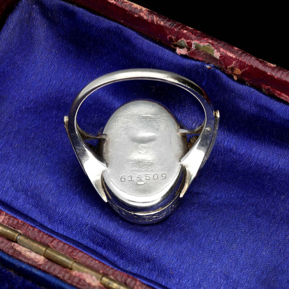 The Antique Art Deco Diamond Watch Ring - Antique Jewellers