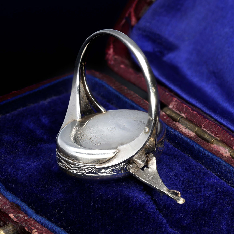 The Antique Art Deco Diamond Watch Ring - Antique Jewellers