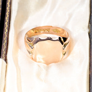 The Antique 1917 Shield Signet Ring - Antique Jewellers