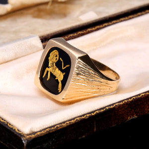 The Vintage 1983 Aries Signet Ring - Antique Jewellers