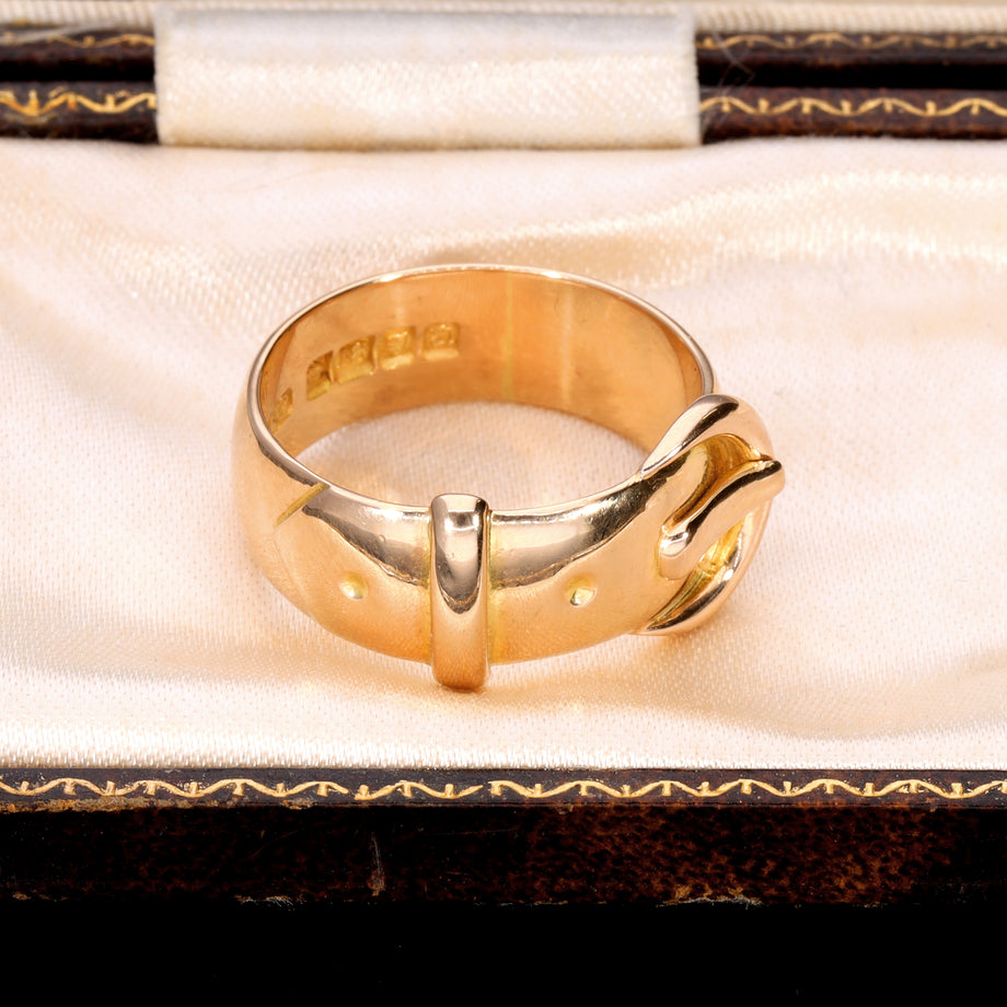 The Antique 1916 Belt Buckle Ring - Antique Jewellers