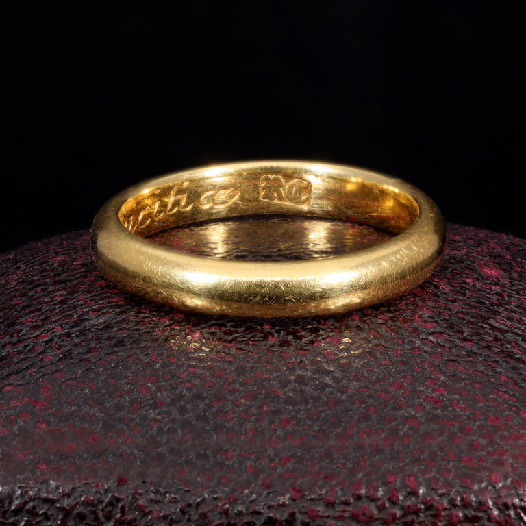 The Antique 18th Century Act of Friendship Posy Ring