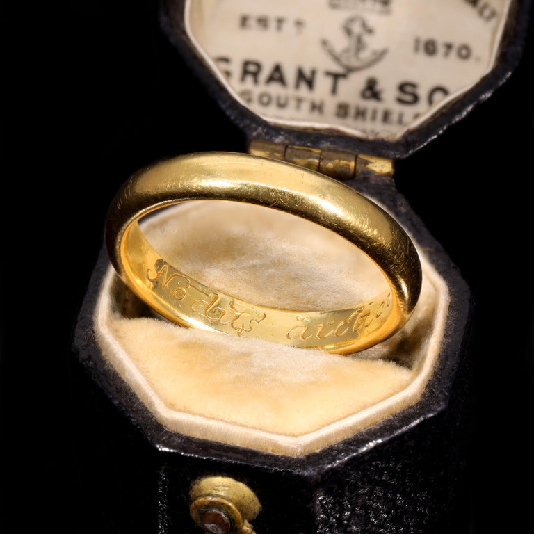 The Antique 18th Century Act of Friendship Posy Ring
