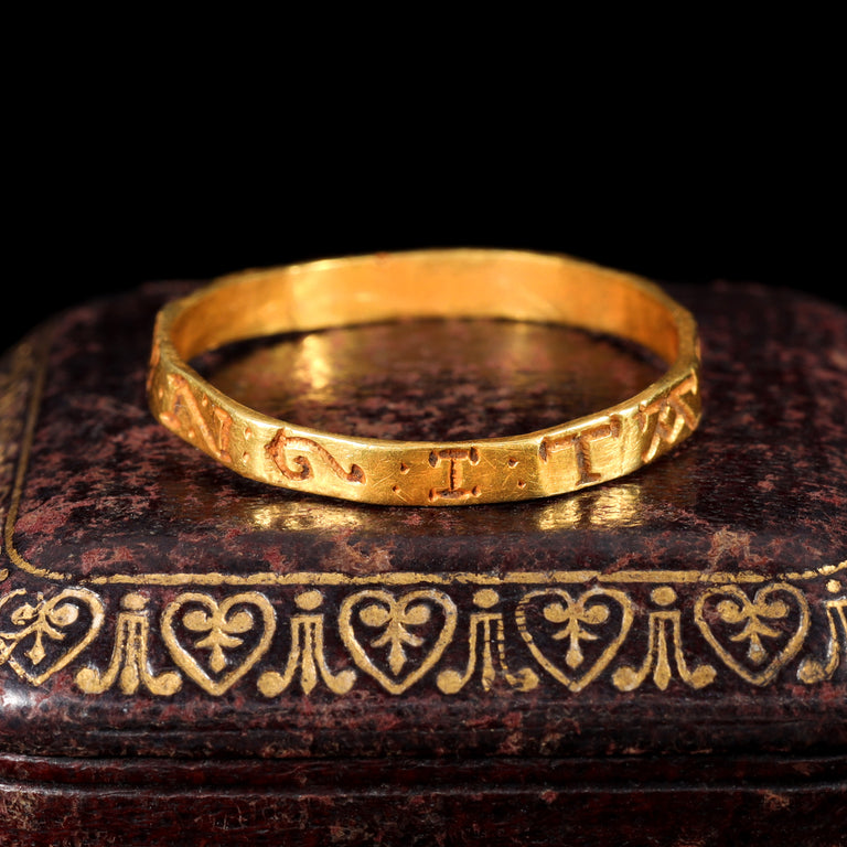 The Medieval 13th Century Lovers Posy Ring