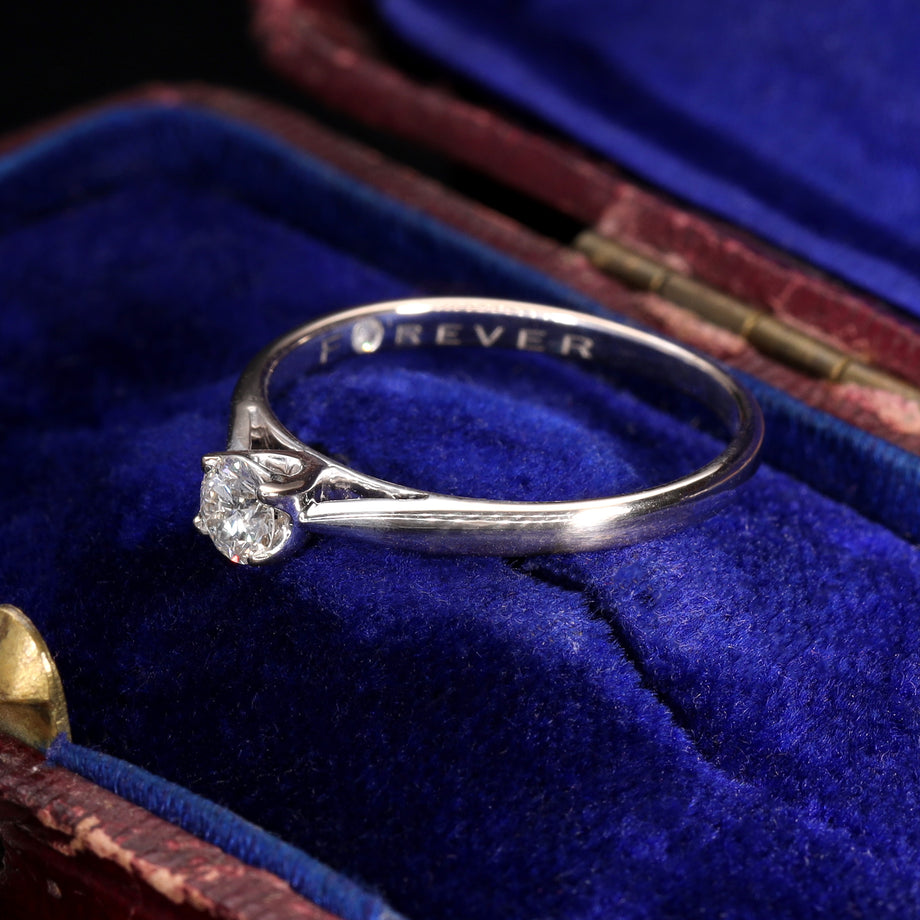 The Vintage Brilliant Cut Diamond Forever Ring